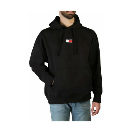 Tommy Hilfiger, Hoodie Dm 0Dm 10904 Zwart, Heren, Maat:S,Katoen