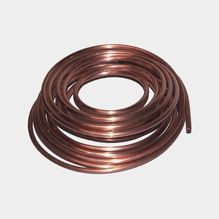 Kopparrör för gasol, Ø 8 mm x 25 meter
