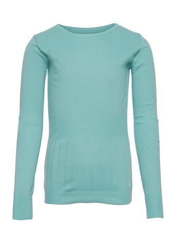 T-Shirt T-shirts Long-sleeved T-shirts Blå Noa Noa Miniature