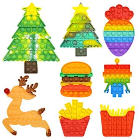 Adventskalender 2021 , Christmas Pop Fidget Toys
