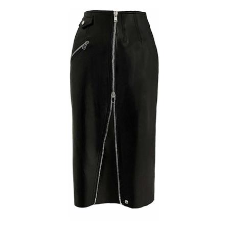 Alexander McQueen, Leader Rock Skirt Zwart, Dames, Maat:S