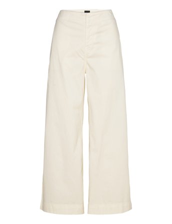 C_Tahiana-D Bottoms Trousers Culottes White BOSS