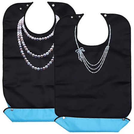 2 stk. Voksen Smekke Dekorativ Voksen Smekke Eldre Spisesmekke Senior Smekke Justerbar Smekke