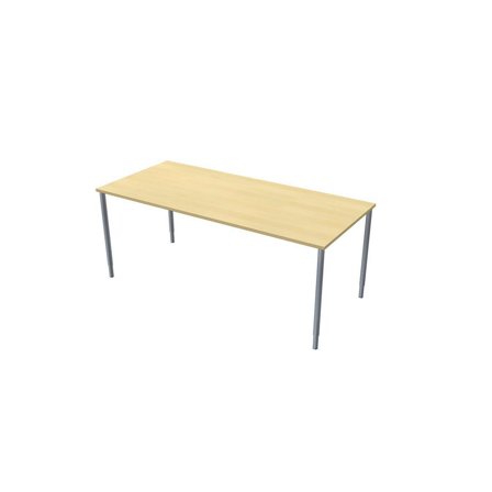 LANAB DESIGN Skrivbord Fristående 180x80cm björklam/grå - Lyreco - Kontorsmöbler och inredning - Bord och hurtsar - Skrivbord - Fasta