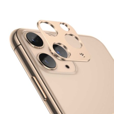 iPhone 11 Pro/Pro Max Line -suojaus Camerer Line Goldille