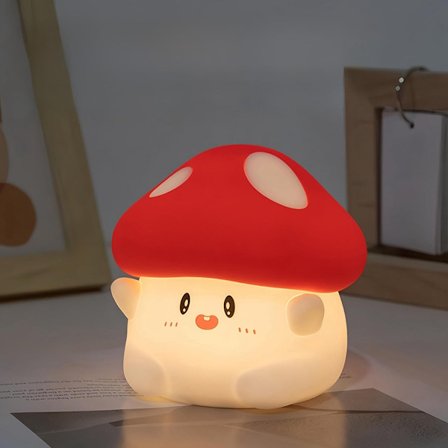 Syvfarget Nattlys, Sopp Nattlys, Søtt Utseende, Barnas Nattlys, Berøringskontroll, Timer, Sopp