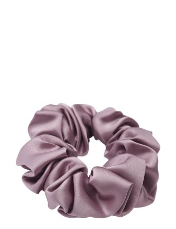 Lenoites Mulberry Silk Scrunchie - Purple - ONE SIZE