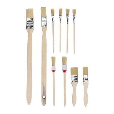 Malerpensler 11-pak - Komplet sæt med forskellige størrelser