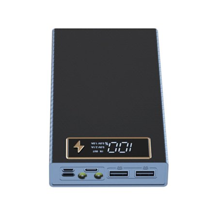 Bärbar DIY Power Bank Box med snabbladdning 6x18650 batterihållare Hög kapacitet löstagbar case Yttre skal