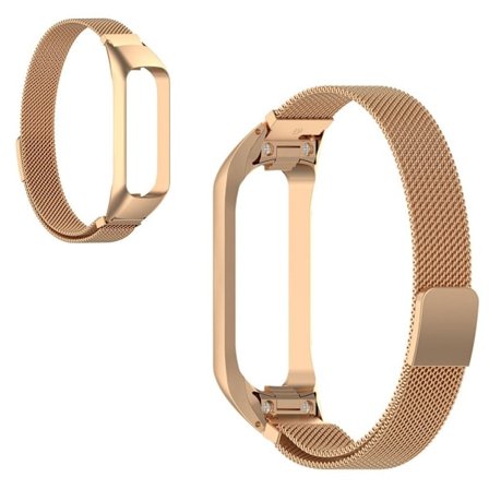 Samsung Galaxy Fit 2 stainless steel watch band - Rose Gold