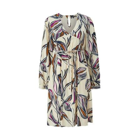 Comma dress , Beige , Dames , Maat: L Casual jurken