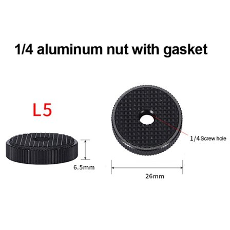 Kameraskrue 1/4 3/8 5/8 mutter Dslr stativ Selfie Stick Flash Sta