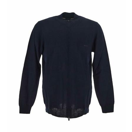 Hugo Boss - Tröjor - Blå - Herr - Storlek: M, Herr, Storlek: M