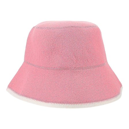 Sauna Tilbehør til Kvinder Uld Hat til Sauna Pink Rund Genanvendelig Sauna Hatte 27.00X27.00X19.00cm Komfortabel 1 stk