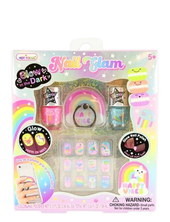 Robetoy | Nail Glam Kit Polish And Press-On | ONE SIZE