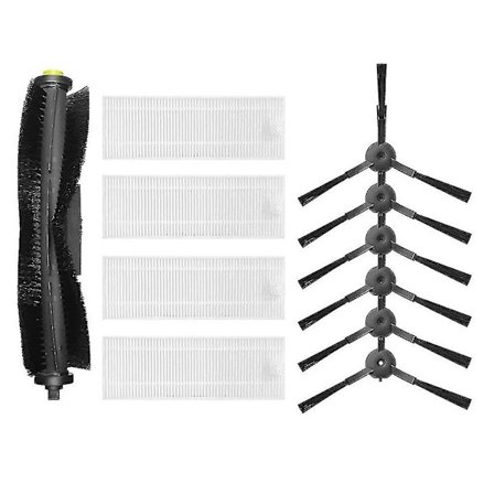 Reservedele til 360 Robot Vacuum S10 X100 Max - Hovedbørste, sidebørste, Hepa-filter A