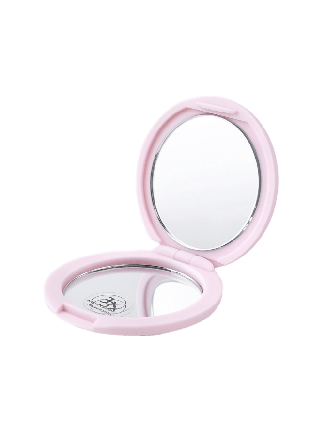 Skir Fickspegel, rund Sminkverktyg & tillbehör Unisex Rosa ONESIZE