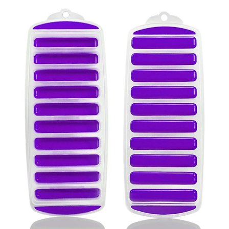 Silicone Ice Cube Trays, Narrow Water Bottle Ice Stick Tray, Silicone Ice Trays For Freezer With Easy Push