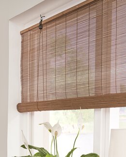 Roll up Bambu Ruskea