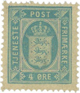 Danmark 1879 - Tjenestemærke AFA 5 - Postfrisk