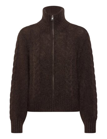 Objnete Lo Knit Cardigan Noos Brown Object