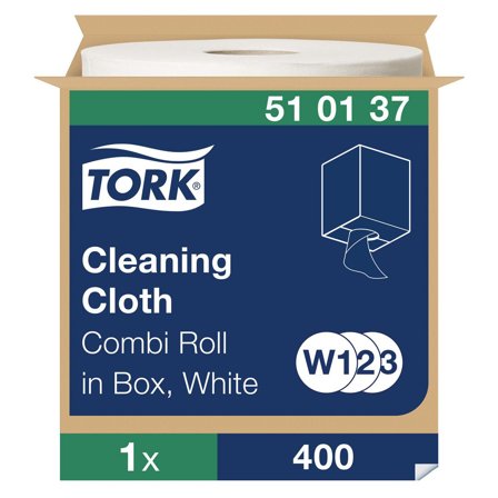 TORK Rengöringsduk Mjuk W1/2/3 vit - Lyreco - Städ och hygien - Toalettpapper och torkpapper - Industritork