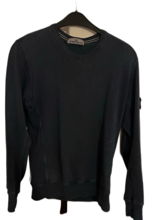 Mörkblå sweatshirt från Stone Island