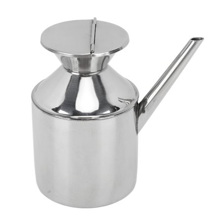 Oliekande i rustfrit stål, multifunktionel oliebeholder, oliedispenserflaske til sojasovs, eddike, madlavningsvin uden håndtag