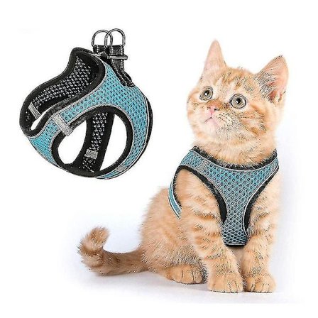 Mukavat Hengittävät Heijastavat Koiravaljaat (1 kpl - sininen - s)