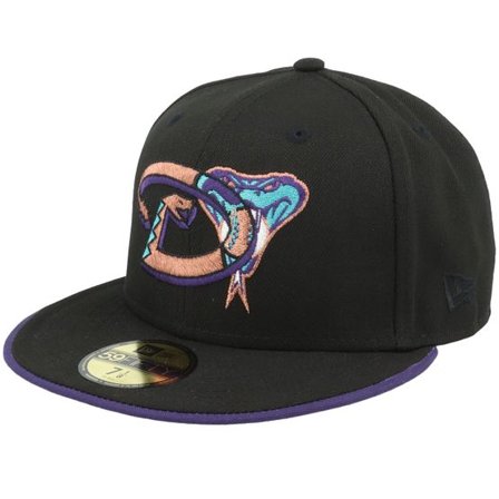 New Era - MLB Svart fitted Keps - Arizona Diamondbacks Team Colour Split 59FIFTY Ari Black Fitted @ Hatstore
