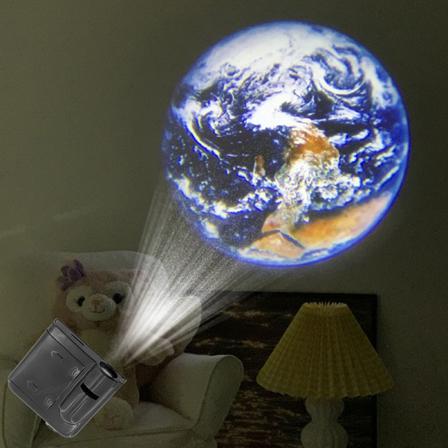 Moon Galaxy projektionslampa Creative Atmosphere Night Light with 16cards