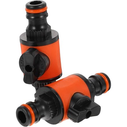 Trädgårdsslang Ventil Avstängningsslang Kopplingar och Avstängningsventil Trädgård Snabbkoppling Inline Kran