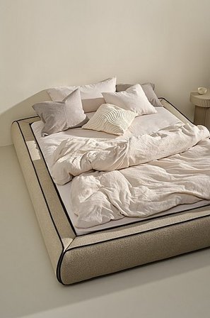 Jotex - Rama Łóżka 160 Cm Kremowy/granatowy - CANNA - Kup Ramy do łóżek firmy Jotex