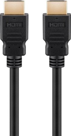 Goobay Series 2.1 8K Ultra High Speed HDMIâ„¢ Cable with Ethernet, 5 m, black - High speed cable for 8K@60 Hz