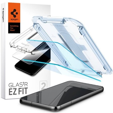 Spigen Glas.tR EZ Fit hærdet glas til Samsung Galaxy S23+ - 2 stk.
