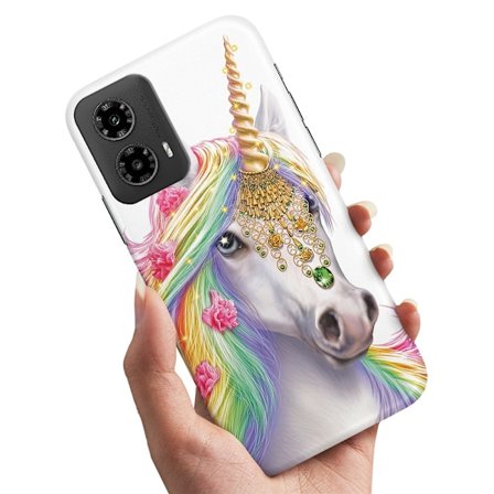 Motorola Moto G35 5G - Cover/Mobilcover Unicorn/Enhjørning