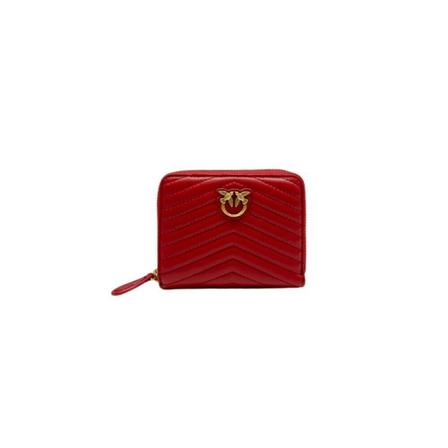 Pinko Wallets Cardholders , Rood , Dames , Maat: ONE Size Portefeuilles