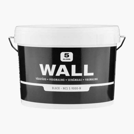 Väggfärg WALL svart 3 liter