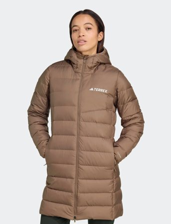 adidas Terrex W Mt Down Parka - Beige - S