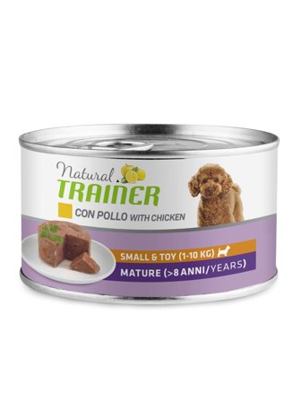 Natural Trainer Cibo Umido Pollo Per Cani Adulti Taglia Piccola
