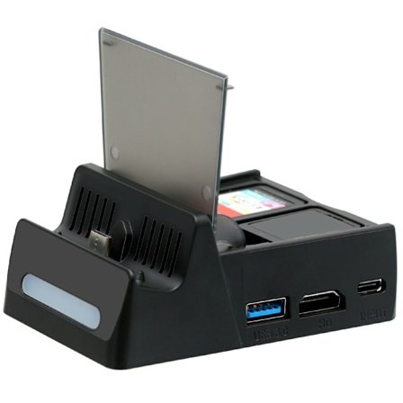 Mini HD Video Converter Adapter kompatibel med Nintendo Switch Laddningsstation