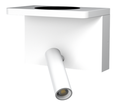 Aneta Lighting Bedside CHARGE 71278-70 Sengelampe 3 W LED, USB-A + USB-C, hvit, Belysning