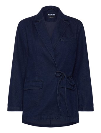 Sandra Indigo Denim Jacket Navy ALOHAS
