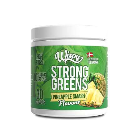 Wispy Nutrition Strong Greens 300 g Pineapple Smash, Helse & Madvarer, Madvarer, Øvrige Fødevarer