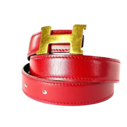 Hermès Vintage, Pre-owned Leather belts Rood, Dames, Maat:ONE Size