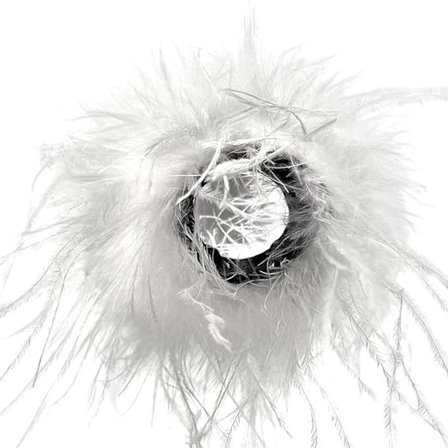 Strutsefjær Mansjetter, Elegante Fjærmansjetter Håndledd Mansjett Fjær Smekke