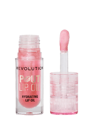 Revolution Pout Lip Oil Läppglans Dam Rosa 4ML