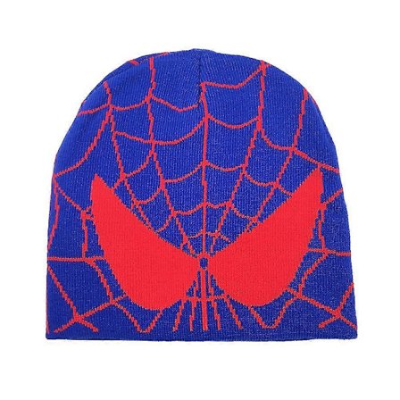 Menn Kvinner Spider Man Strikket Beanie Lue Vinter Varm Skullies Caps Cosplay Kostyme
