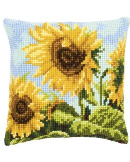 Broderipakke Pute Solsikker - Vervaco