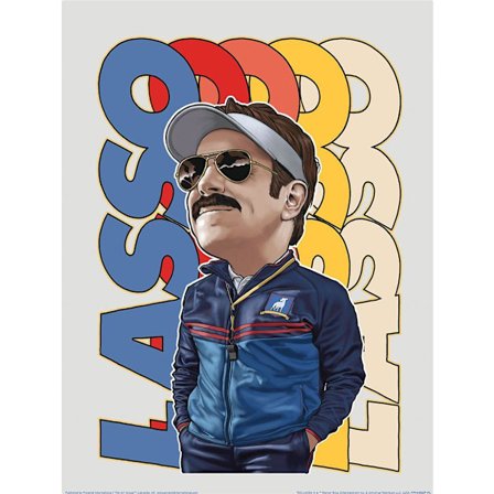 Ted Lasso Bobble Head Print 40cm x 30cm Multifärgad